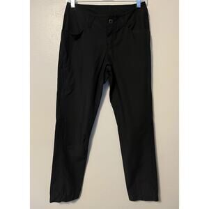 Arc’teryx Creston Pants Women’s Size 2 Black Straight Leg Nylon Outdoor Hiking